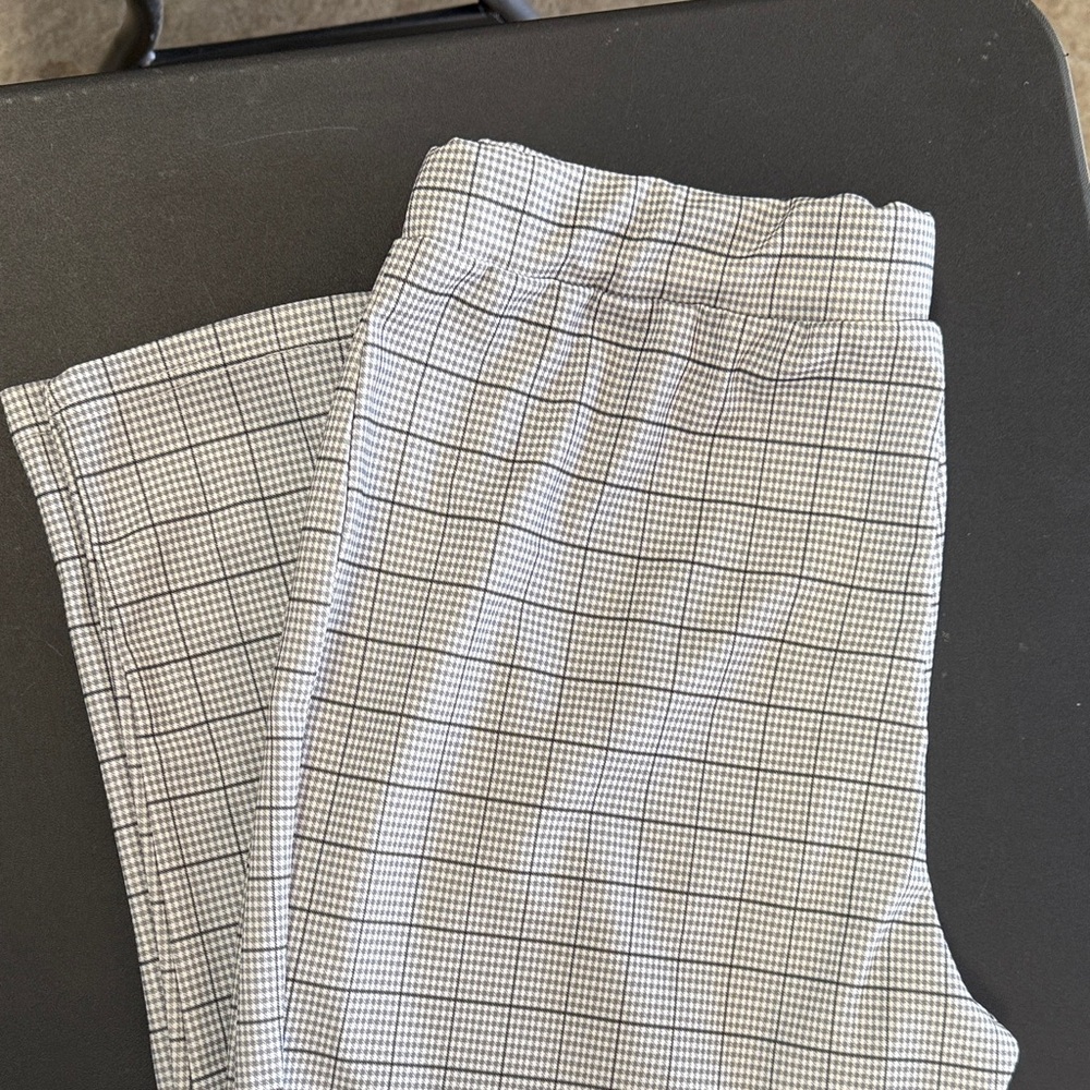 Men's Checkered Pants - Black and White